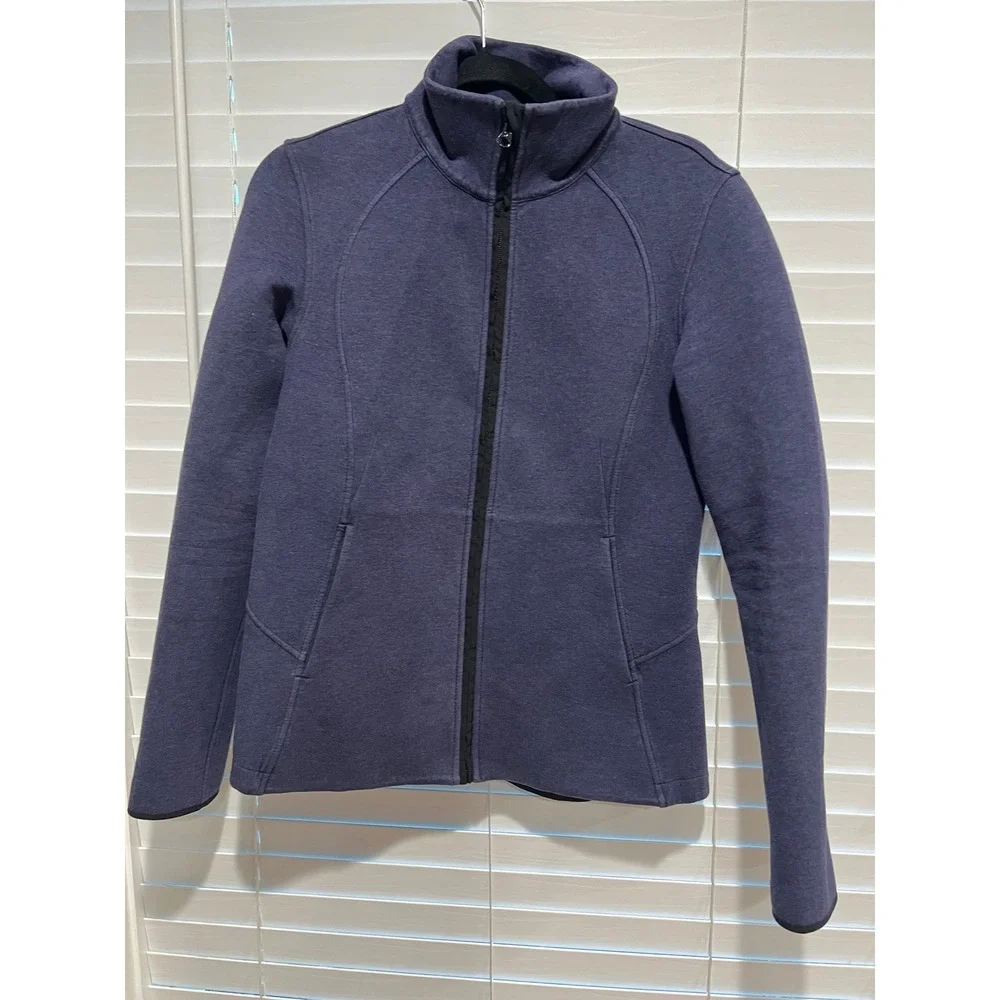 Lululemon Define Jacket Women's Size 8 Blue Full Zip‎ Athletic Fitted